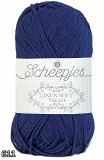 Příze Scheepjes Linen Soft  (len/bavlna/akryl, 50 g) číslo: 611