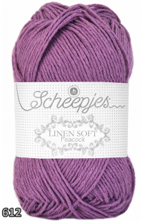 Příze Scheepjes Linen Soft  (len/bavlna/akryl, 50 g) číslo: 612