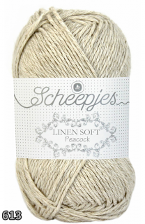 Příze Scheepjes Linen Soft  (len/bavlna/akryl, 50 g) číslo: 613