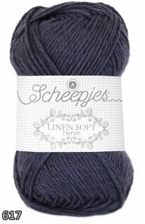 Příze Scheepjes Linen Soft  (len/bavlna/akryl, 50 g) číslo: 617