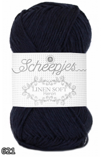 Příze Scheepjes Linen Soft  (len/bavlna/akryl, 50 g) číslo: 621