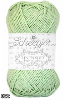 Příze Scheepjes Linen Soft  (len/bavlna/akryl, 50 g) číslo: 622