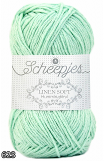 Příze Scheepjes Linen Soft  (len/bavlna/akryl, 50 g) číslo: 623