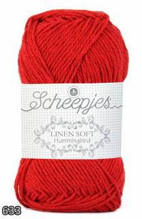 Příze Scheepjes Linen Soft  (len/bavlna/akryl, 50 g) číslo: 633