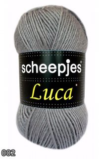 Příze Scheepjes Luca  (vlna/akryl, 100 g) číslo: 002