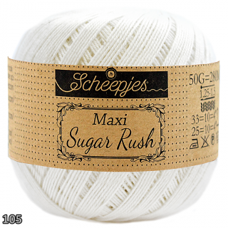 Příze Scheepjes Maxi Sugar Rush  (bavlna, 50 g) číslo: 105