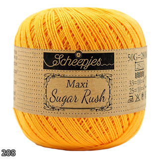 Příze Scheepjes Maxi Sugar Rush  (bavlna, 50 g) číslo: 208