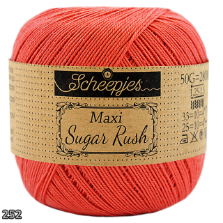 Příze Scheepjes Maxi Sugar Rush  (bavlna, 50 g) číslo: 252