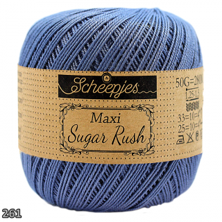 Příze Scheepjes Maxi Sugar Rush  (bavlna, 50 g) číslo: 261