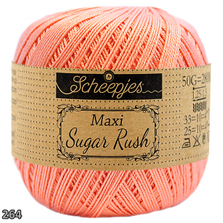 Příze Scheepjes Maxi Sugar Rush  (bavlna, 50 g) číslo: 264