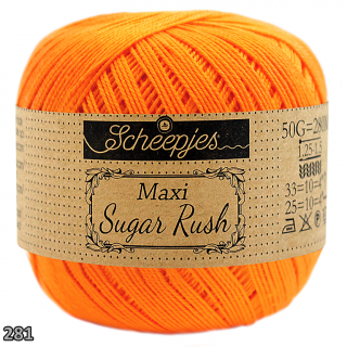Příze Scheepjes Maxi Sugar Rush  (bavlna, 50 g) číslo: 281