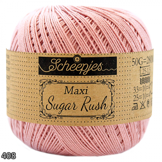 Příze Scheepjes Maxi Sugar Rush  (bavlna, 50 g) číslo: 408