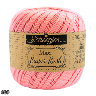 Příze Scheepjes Maxi Sugar Rush  (bavlna, 50 g) číslo: 409