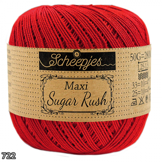 Příze Scheepjes Maxi Sugar Rush  (bavlna, 50 g) číslo: 722