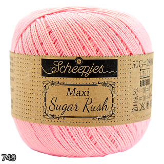 Příze Scheepjes Maxi Sugar Rush  (bavlna, 50 g) číslo: 749