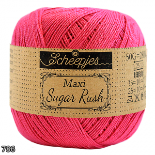 Příze Scheepjes Maxi Sugar Rush  (bavlna, 50 g) číslo: 786