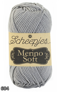 Příze Scheepjes Merino Soft  (merino/mikrovlákno/akryl, 50 g) číslo: 604
