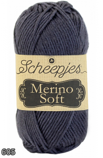 Příze Scheepjes Merino Soft  (merino/mikrovlákno/akryl, 50 g) číslo: 605
