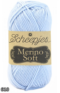 Příze Scheepjes Merino Soft  (merino/mikrovlákno/akryl, 50 g) číslo: 610