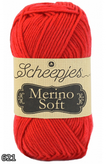 Příze Scheepjes Merino Soft  (merino/mikrovlákno/akryl, 50 g) číslo: 621