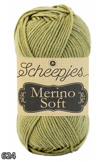 Příze Scheepjes Merino Soft  (merino/mikrovlákno/akryl, 50 g) číslo: 624
