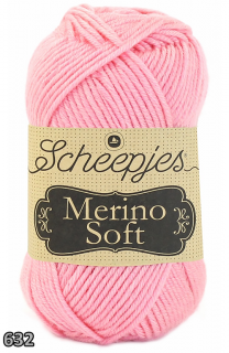 Příze Scheepjes Merino Soft  (merino/mikrovlákno/akryl, 50 g) číslo: 632