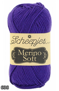 Příze Scheepjes Merino Soft  (merino/mikrovlákno/akryl, 50 g) číslo: 638