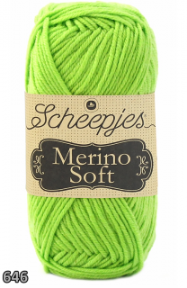 Příze Scheepjes Merino Soft  (merino/mikrovlákno/akryl, 50 g) číslo: 646