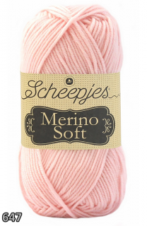 Příze Scheepjes Merino Soft  (merino/mikrovlákno/akryl, 50 g) číslo: 647