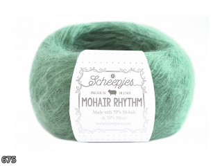 Příze Scheepjes Mohair Rhythm  (mohér/mikrovlákno, 25 g) číslo: 675