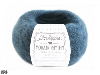 Příze Scheepjes Mohair Rhythm  (mohér/mikrovlákno, 25 g) číslo: 676