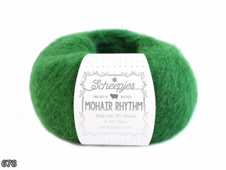 Příze Scheepjes Mohair Rhythm  (mohér/mikrovlákno, 25 g) číslo: 678