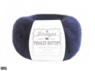 Příze Scheepjes Mohair Rhythm  (mohér/mikrovlákno, 25 g) číslo: 681