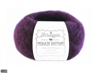 Příze Scheepjes Mohair Rhythm  (mohér/mikrovlákno, 25 g) číslo: 682