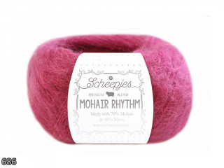 Příze Scheepjes Mohair Rhythm  (mohér/mikrovlákno, 25 g) číslo: 686