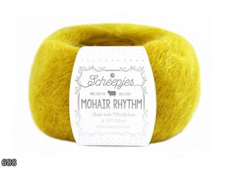 Příze Scheepjes Mohair Rhythm  (mohér/mikrovlákno, 25 g) číslo: 688