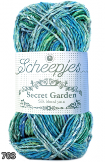 Příze Scheepjes Secret Garden  (hedvábí/bavlna/polyester, 50 g) číslo: 703