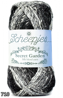 Příze Scheepjes Secret Garden  (hedvábí/bavlna/polyester, 50 g) číslo: 710
