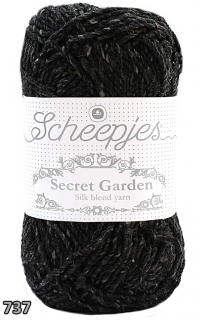 Příze Scheepjes Secret Garden  (hedvábí/bavlna/polyester, 50 g) číslo: 737