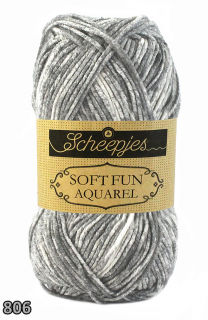 Příze Scheepjes Softfun Aquarel  (bavlna/akryl, 50 g) číslo: 806