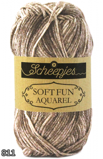 Příze Scheepjes Softfun Aquarel  (bavlna/akryl, 50 g) číslo: 811