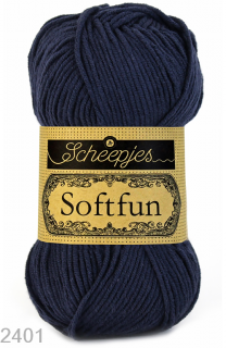 Příze Scheepjes Softfun  (bavlna/akryl, 50 g) číslo: 2401