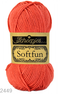 Příze Scheepjes Softfun  (bavlna/akryl, 50 g) číslo: 2449