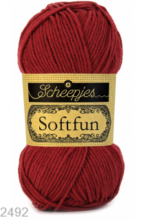 Příze Scheepjes Softfun  (bavlna/akryl, 50 g) číslo: 2492
