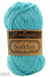Příze Scheepjes Softfun  (bavlna/akryl, 50 g) číslo: 2603
