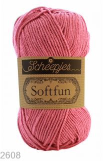 Příze Scheepjes Softfun  (bavlna/akryl, 50 g) číslo: 2608