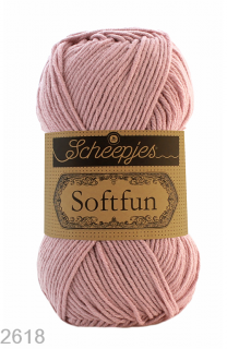 Příze Scheepjes Softfun  (bavlna/akryl, 50 g) číslo: 2618