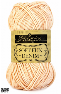 Příze Scheepjes Softfun Denim  (bavlna/akryl, 50 g) číslo: 507