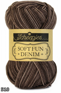 Příze Scheepjes Softfun Denim  (bavlna/akryl, 50 g) číslo: 510