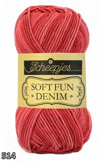 Příze Scheepjes Softfun Denim  (bavlna/akryl, 50 g) číslo: 514